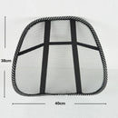 Car Seat Chair Back Cushion Mesh Lumbar Back Brace Car Seat Chair Cushion Massage Back Cushion Pad Support Home Office
