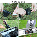 Picnic Camping Accessories BBQ Tools Portable Barbecue Fan BBQ Accessories Hand-cranked Air Blower Fire Bellows Tools