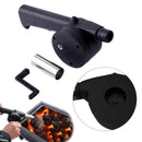 Picnic Camping Accessories BBQ Tools Portable Barbecue Fan BBQ Accessories Hand-cranked Air Blower Fire Bellows Tools